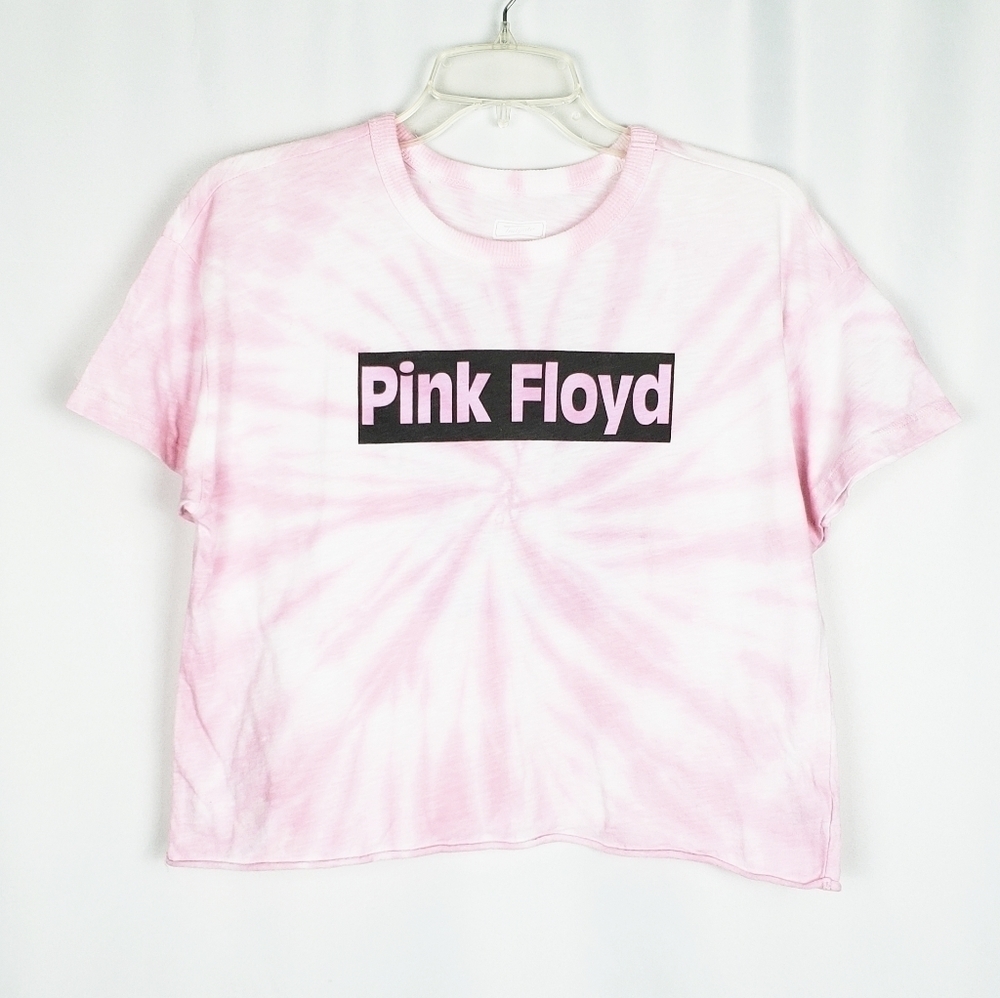PINK FLOYD tie dye graphic band tee